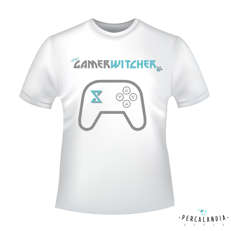 Camiseta Hombre Gamer Witcher